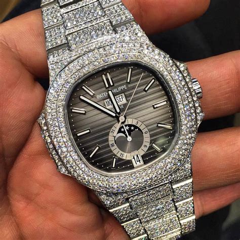 iced patek philippe replica|Patek Philippe iced out watch.